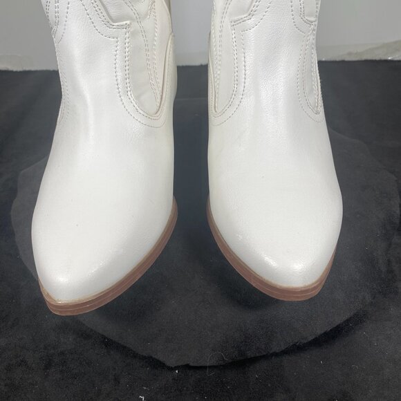 Women's 9 White Unbranded, Vintage Cowgirl boots, Boots in Excellent Condition - Picture 7 of 12
